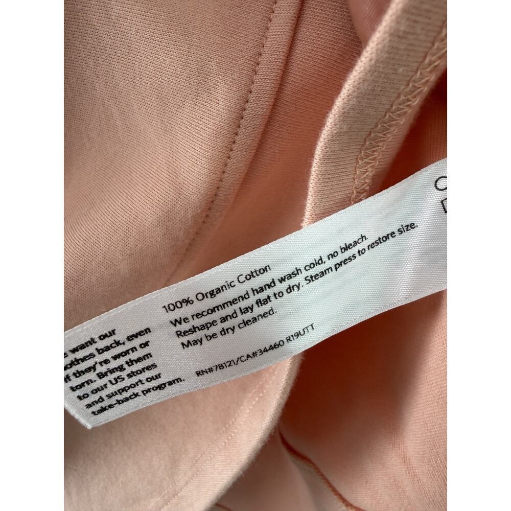 Eileen Fisher Women's Everyday Peach Organic Cotton Sweatshirt Casual Small - Picture 6 of 8